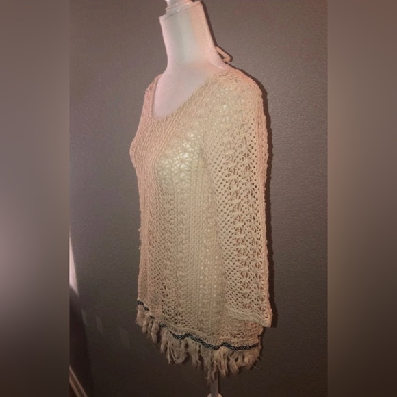 Super cute Hippie scooped back knit sweater - Small - Picture 3 of 7